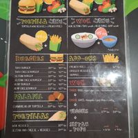 Menu 1 at Green Point in Zagreb