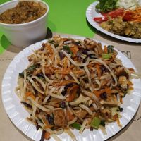 Wok menu (soup was great to!) at Green Point in Zagreb