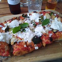 Pizza citta at Pizzeria Piccola in Ljubljana