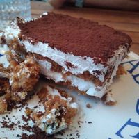 Viramisu/ Vegamisu at Pizzeria Piccola in Ljubljana
