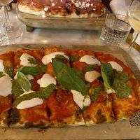 Pesto pizzaa  at Pizzeria Piccola in Ljubljana