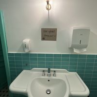 Toilet  at Pizzeria Piccola in Ljubljana