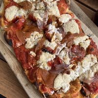 Salami pizza  at Pizzeria Piccola in Ljubljana