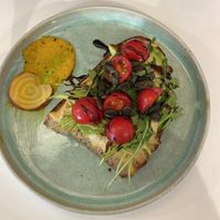 Avo bread   at Cova Bowls in Darmstadt