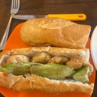 Ordered the fried tofu and added bread to make 'egg sandwich for breakfast'   at Taste For Life in Siem Reap
