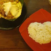 Amok with tofu (comes with rice) at Taste For Life in Siem Reap