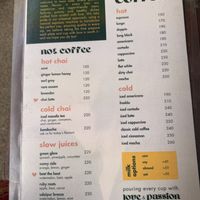 Menu  at Mavi Cafe in Udaipur