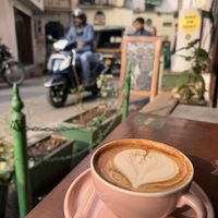 Oat milk chai   at Mavi Cafe in Udaipur