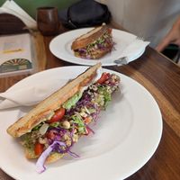 Vegan Avo sandwiches at Mavi Cafe in Udaipur