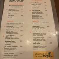 Breakfast menu  at Mavi Cafe in Udaipur