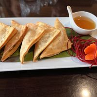Vegan cream cheese wontons  at Anchan Thai in Longmont
