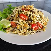 Tea leaf salad at Anchan Thai in Longmont