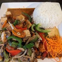 Thai Eggplant Stir Fry at Anchan Thai in Longmont