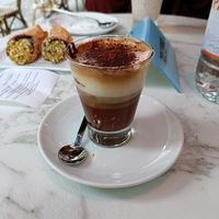 Coffee with chocolate at Cioccolatitaliani in Milan