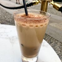 Iced soya coffee  at Cioccolatitaliani in Milan
