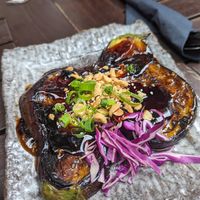 Eggplant at Citta Vegan Izakaya in Hamburg