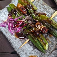 Okra at Citta Vegan Izakaya in Hamburg
