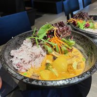 Massaman  curry (more like red curry)  at Citta Vegan Izakaya in Hamburg