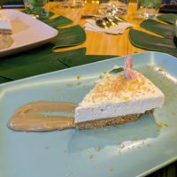 cheesecake (tasteless) at TROPICOOL in Madrid