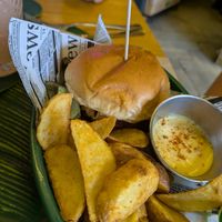 Asian burger at TROPICOOL in Madrid