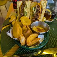Cuban sandwich at TROPICOOL in Madrid