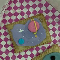 Strawberry and Blueberry Astrotarts   at Cosmic Bakery  in Upland