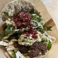   at Rashcook Falafel in Frankfurt