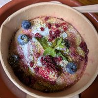 Malabi at Rashcook Falafel in Frankfurt