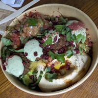 Platte at Rashcook Falafel in Frankfurt