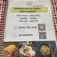   at Spring Rolls Lanta in Koh Lanta