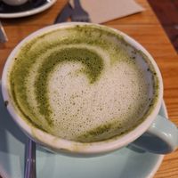 Matcha Latte at Bluebell Coffee Roasters in Valencia