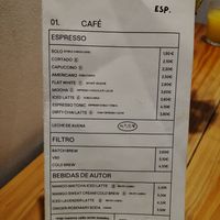 Carta1 at Bluebell Coffee Roasters in Valencia