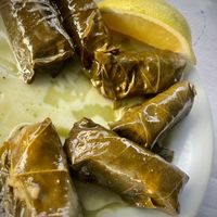 Stuffed vine leavess  at Gorgona Seafood Restaurant in Rhodes