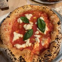 vegan margherita   at Basils in Brussels