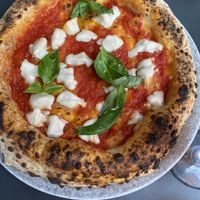 Vegan margarita  at Basils in Brussels