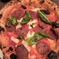 Piccante vegan at Basils in Brussels