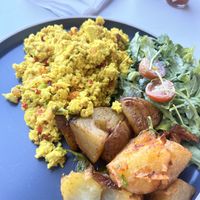 Vegan breakfast   at Lela's Eatery in San Juan