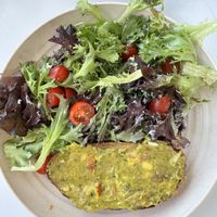 Not freshly cut avocados and not a lot of it   at Lela's Eatery in San Juan