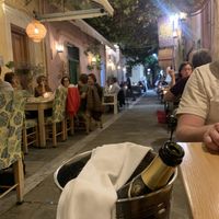 Cute small street  at Raki Ba Raki in Crete