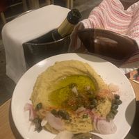 Greek fava dip  at Raki Ba Raki in Crete