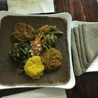 Choose 5 Veg sampler at Nile Ethiopian Restaurant in Orlando