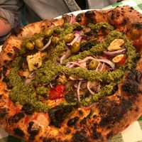 Pizz and love  at Pizza Pilgrims in London