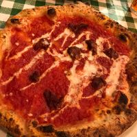 Veduya pizza  at Pizza Pilgrims in London