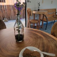 Gluten and refined sugar free banana bread, delicious! at Panluna Panadería Vegana - Cafe Piyo in Huatulco