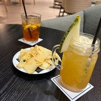 Cocktails at the piano bar  at H10 Costa Adeje Palace - Buffet Restaurant El Jable in Tenerife