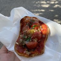 yummy tomato bread  at Te Cor Gentil テコールジャンティー in Tokyo
