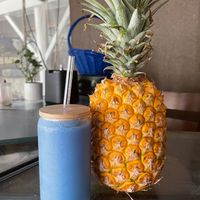 Royal blue Hawaiian  at Da Beans Green in Mountain View