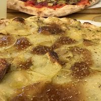La Giulietta vegana: crema di zucca, patate, composta di fichi   at Nonna Cleme in Turin