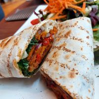Vegan Wrap at Täglich in Rheine