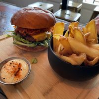 Kimchi burger  at SOIL Vegan Café - East in Amsterdam